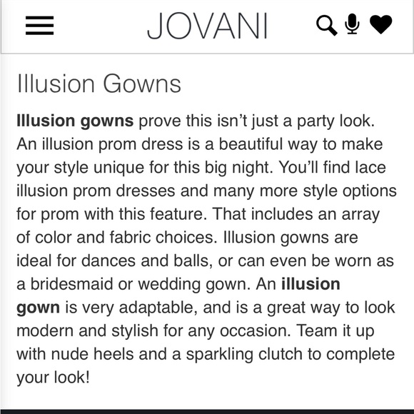 Stunning and rare Sheer Illusion Jovani embellished gown, sz 4 - Picture 11 of 13